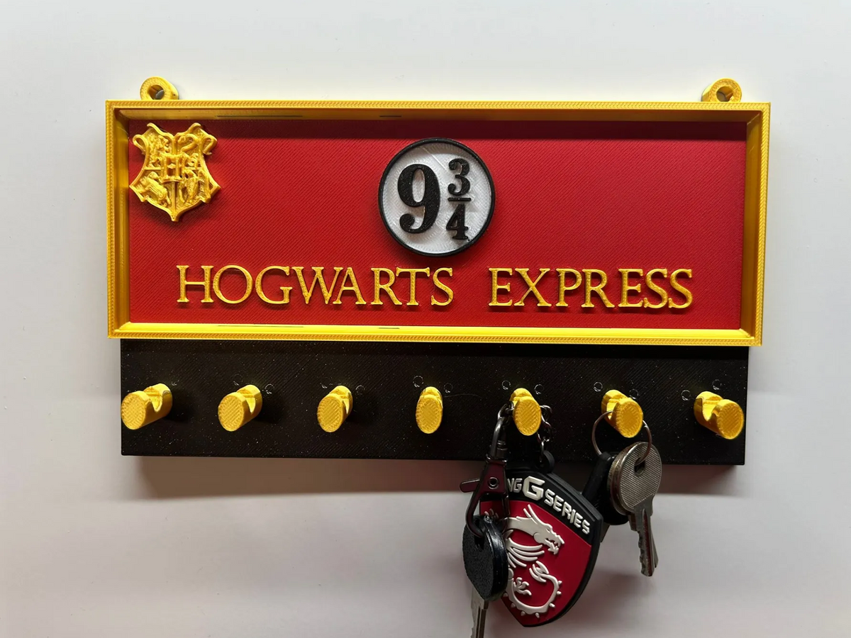support de clé mural harry potter