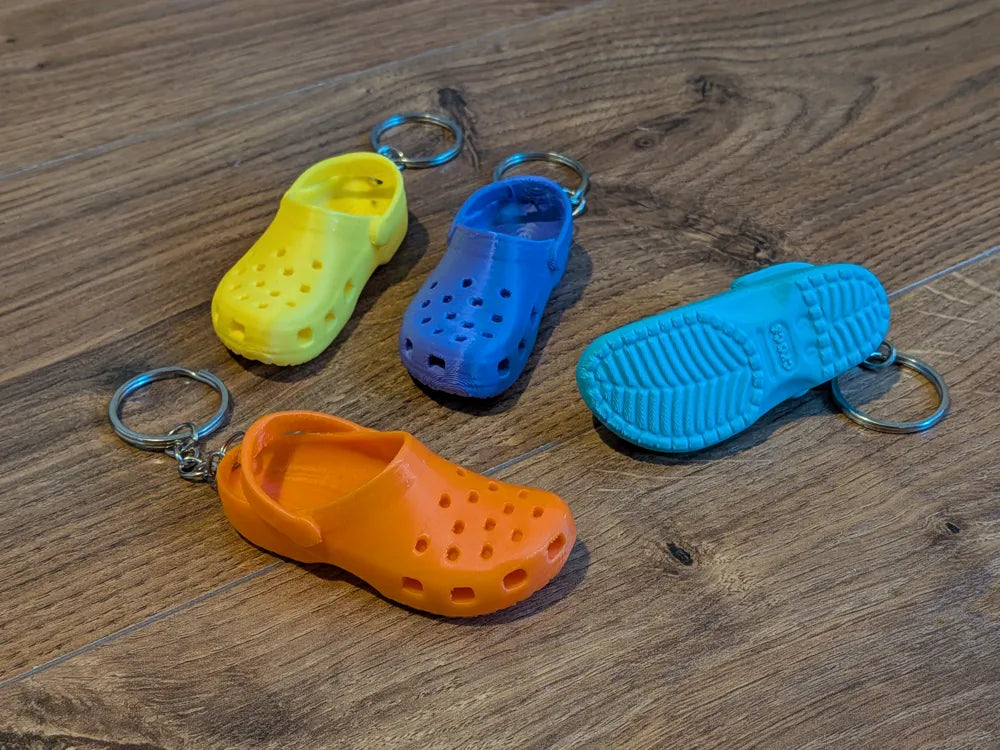 porte clé crocs rose