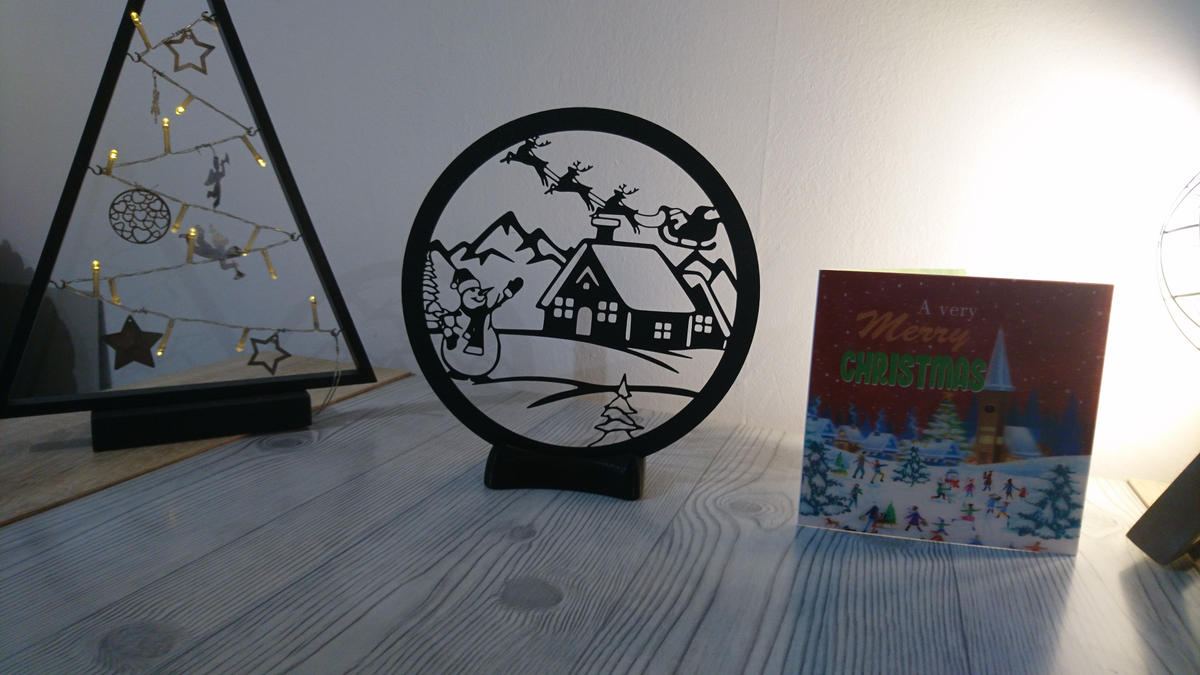 VILLAGE DE NOEL + SOCLE