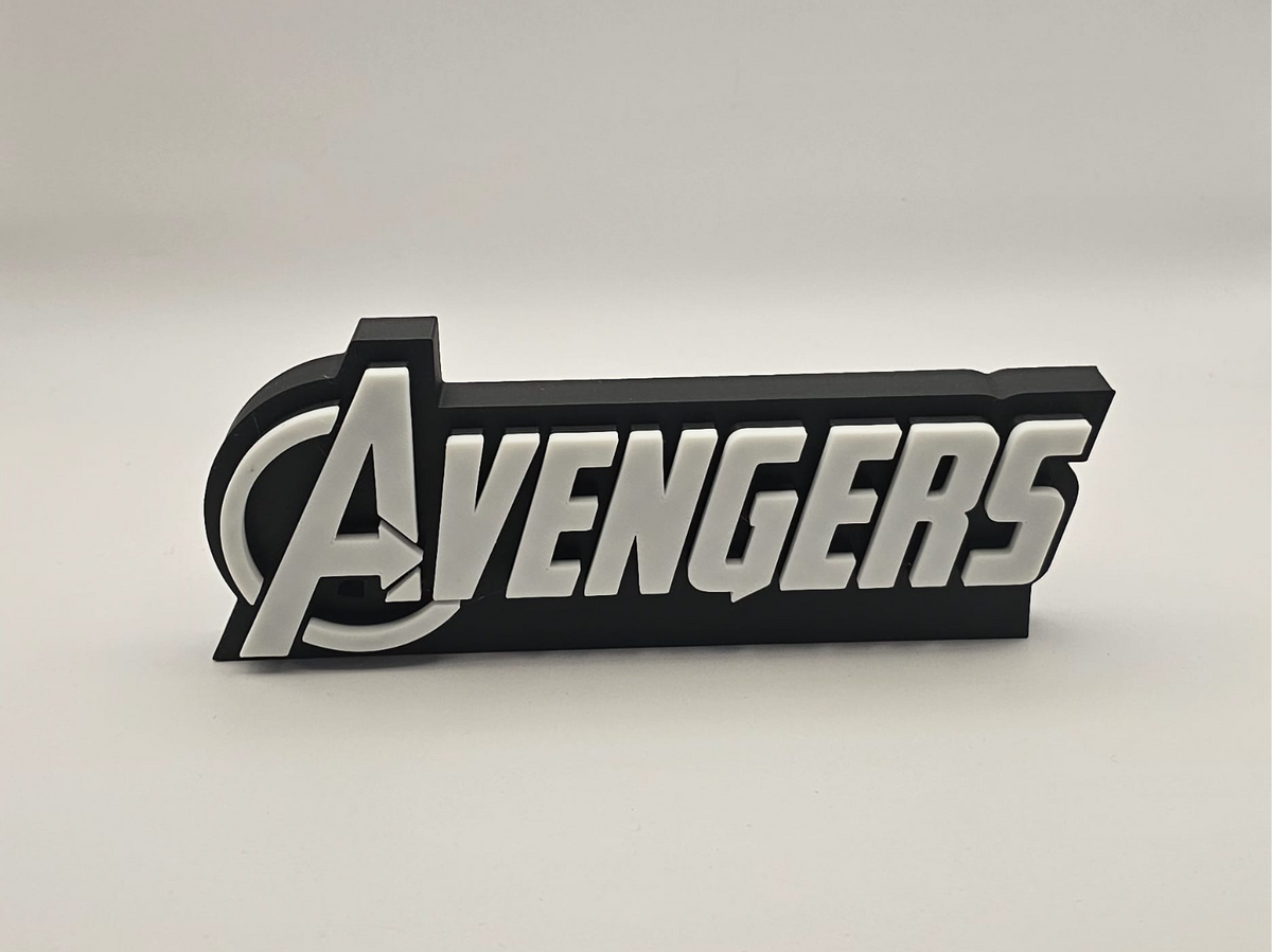 plaque logo avengers