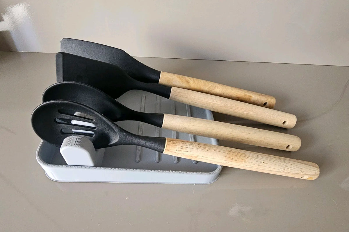 support d'ustensiles de cuisine – repose cuillère et couvercle