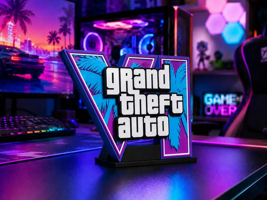 logo gta 6 avec support