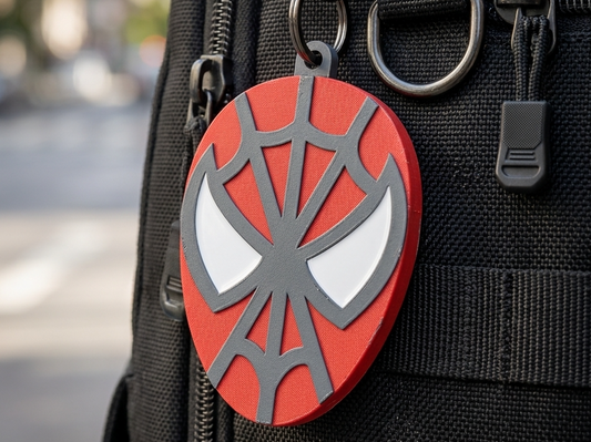 porte clé tête de Spiderman