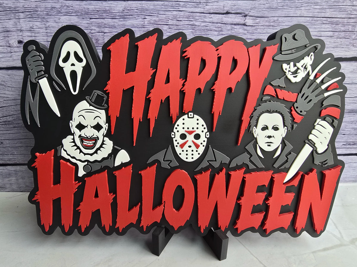 Enseigne d'Halloween Horreur