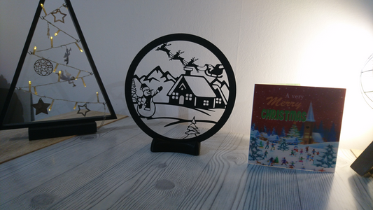 VILLAGE DE NOEL + SOCLE