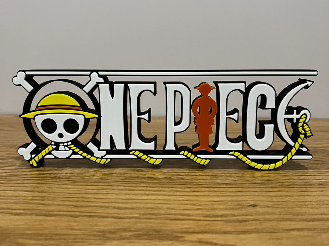 plaque logo one pièce