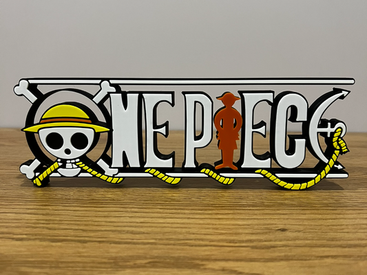 plaque logo one pièce