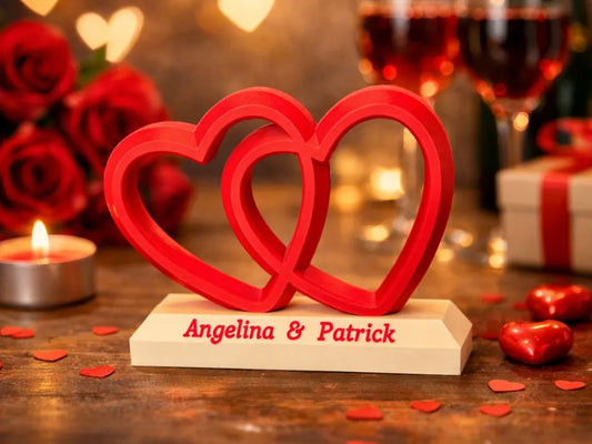 Sculpture Cœur Moderne Mariage & Anniversaire Amour