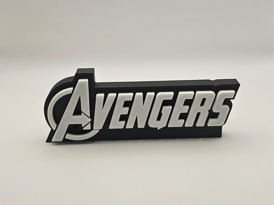 plaque logo avengers