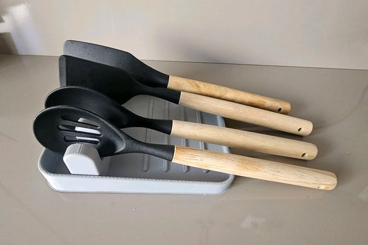 support d'ustensiles de cuisine – repose cuillère et couvercle