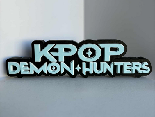 plaque logo kpop demon hunters